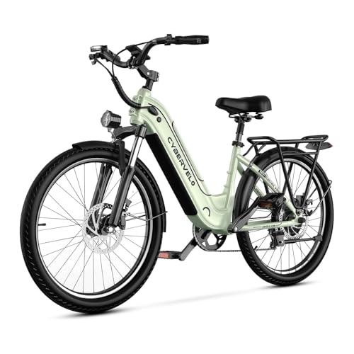 YorkE 26“ Electric Bike for Adult,750W Peak, up 80 Miles Removable Battery Ebike,Adult Electric Bicycles for All Terrain,Men Women E Bike, 7-Speed image 4