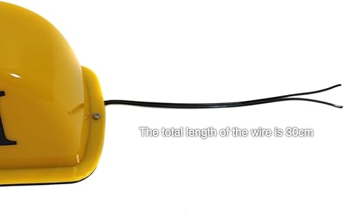 Miniatura 2 de Lámpara LED de señal de taxi de 12 V, blanca, 3 W, base magnética, impermeable, compatible con todos los vehículos