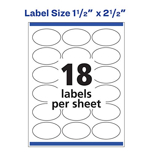 Avery 22814 Printable Blank Oval Labels thumb #7