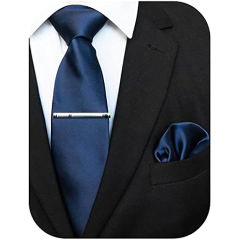 JEMYGINS Cravate Marine en Soie Cover