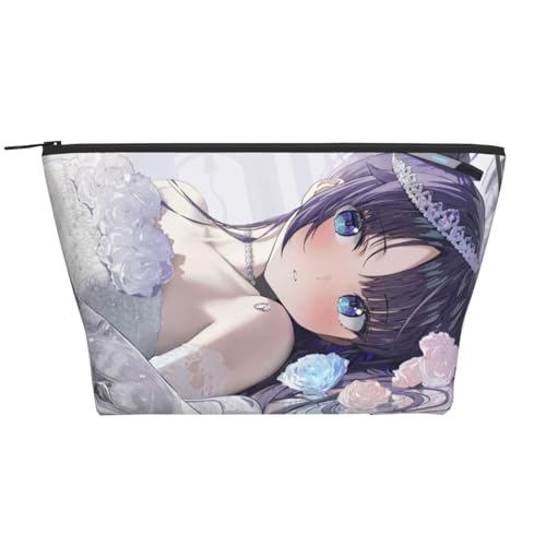 化粧ポーチ ブルーアーカイブ 早瀬ユウカ 小銭入れ コインケース メイクポーチ おしゃれ 四角 大容量 軽量 レディース メンズ 小物収納 財布 コンパクト 収納袋 人気 個性 おしゃれ 多機能 軽量 化粧バッグ 化粧品収納 洗面用具入れ 旅行グッズ 出張