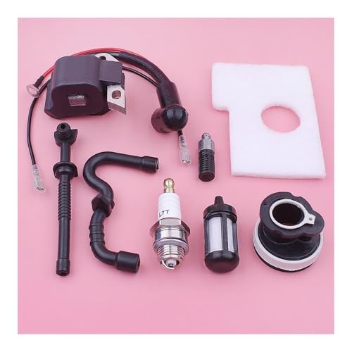 Bobine d'allumage avec tuyau de carburant et huile pour tronçonneuse MS180 MS170 018 017