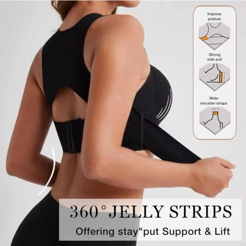 Posture Supprot Bra for Women with Back Support Push up Sexy Wireless Bra - image 7