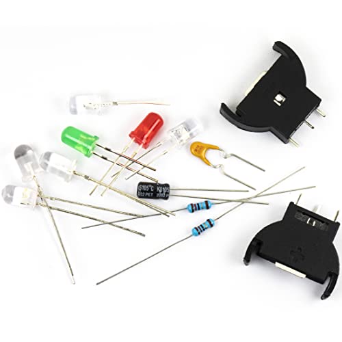 Image of PCB Repair kit for SEGA Dreamcast Controller Ports, Battery Holder, Fuse Capacitor, Resistor, Capacitor (Battery Holder 2pcs)