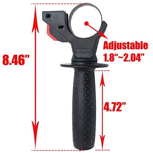image for Xiaoyztan Hammer Drill Plastic Handle Adjustable Side Front Auxiliary 