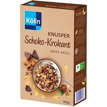K&ouml;lln Cereal Crisp Chocolate Crokant, 8 x 450 g