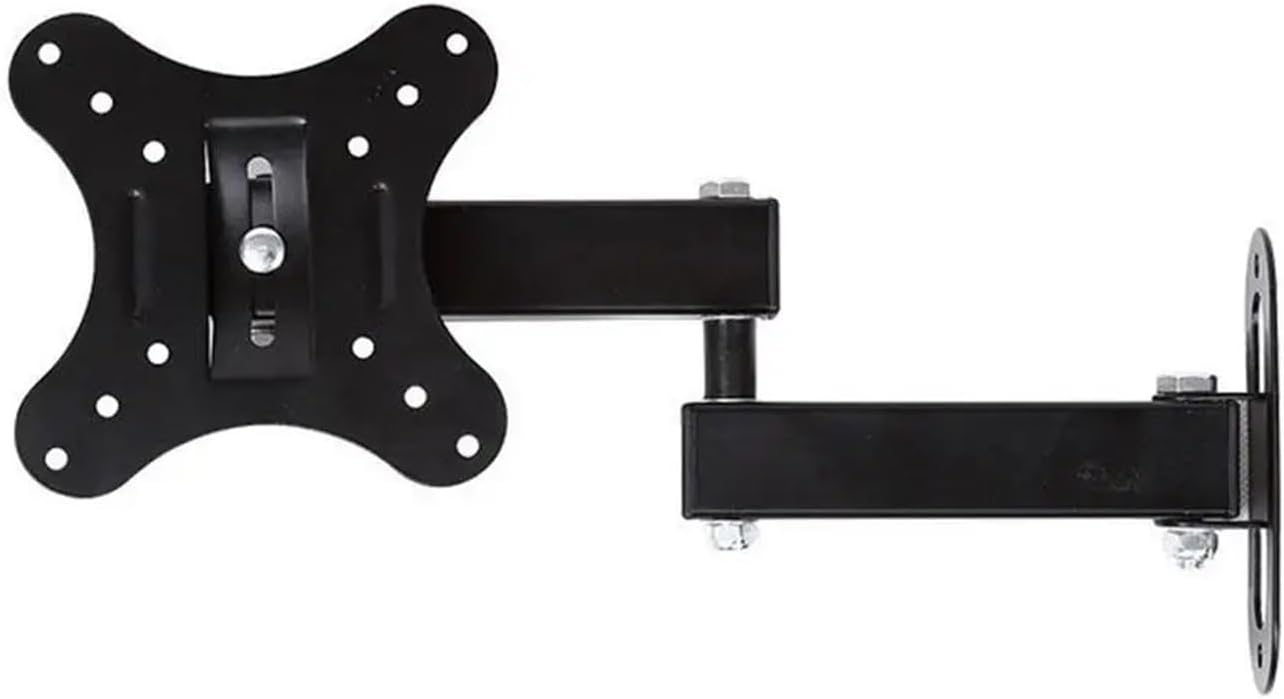 TV Monitor Stand LCD LED Wall Mount Bracket Adjustable Screen Support 14-27 Inch