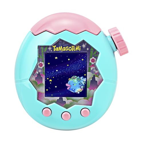 Bandai - Tamagotchi Jade Forest Paradise Mascota Virtual, Jade 43424, Juguete Electrónico, Ideal para Niños Mayores de 6 Años ¡Haz Zoom hacia el paraíso para cuidar de tu Mascota electrónica!