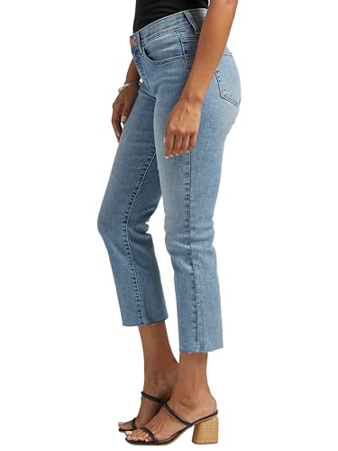 Jag Jeans Women's Ruby Mid Rise Straight Cropped Jeans4
