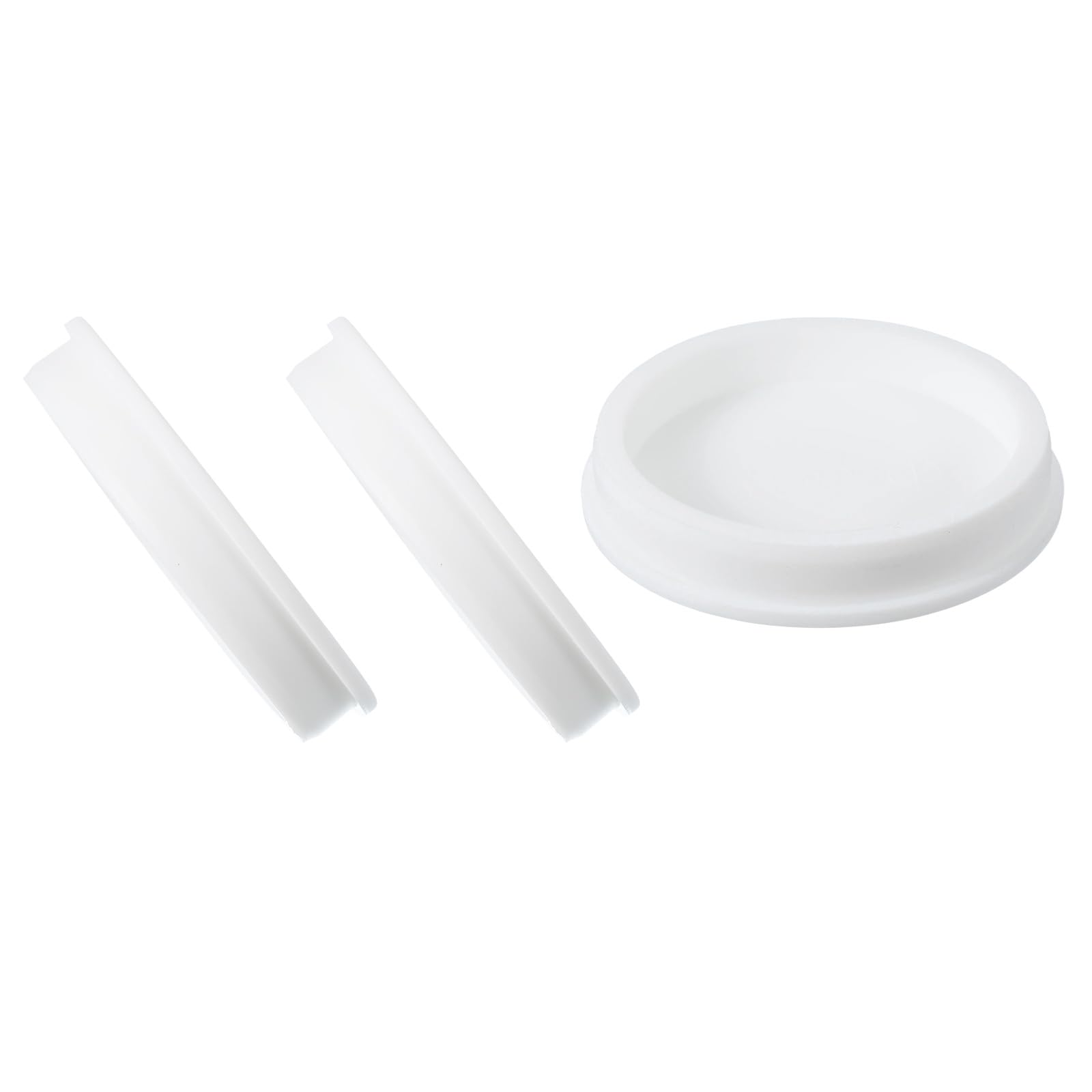 Bouchon d'étanchéité rond en silicone 87mm blanc pour tuyau de cuisine