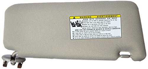 Genuine Left Hand (Drivers) Grey Sunvisor 74320-42420-B0 is Compatible with 2004-2005 Toyota RAV4