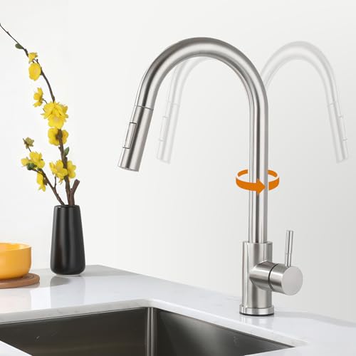 Mitigeur cuisine rétractable pour éliminer les éclaboussures et l'eau tiède instable