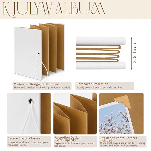 Álbum de recortes DIY cristiano de 4,8 x 7 pulgadas, regalos cristianos para mujeres, 'Dios dice que eres inspiradora', álbum plegable y extensible para fotos y recuerdos miniatura 4