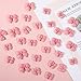 30 Pcs Pink Bow Cupcake Toppers, Bowknots Cake Decorating Bow Themed Birthday Party Decorations for Wedding Cakes Decoration Supplies, Baby Shower Party Decor（Pink, Different Sizes)