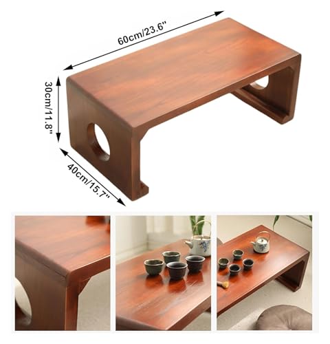 Table basse compacte en bois pliable pour aménager facilement un petit salon - 3