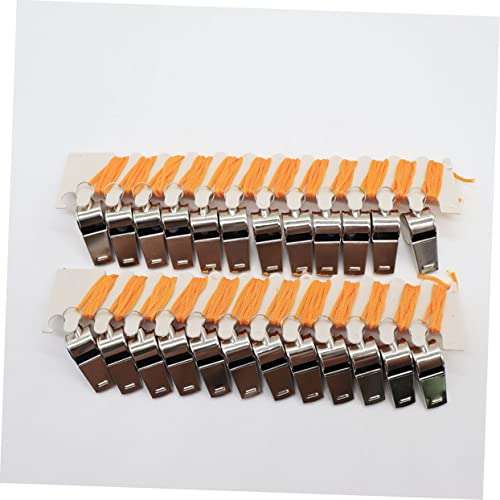 12 silbatos de acero metal para actividades deportivas miniatura 2