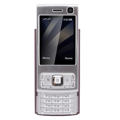 Naroote Téléphone GSM Coulissant débloqué, Design Compact, écran HD, Haut-Parleur pour Personnes âgées et Enfants, Double Carte 2G, Batterie 1000 MAh...