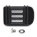 HTT- Style 100- Black Large Brake Pedal Pad For Harley 1980-2017 Touring Trike (Road King/CVO Street Glide/Road Glide FLTRX)