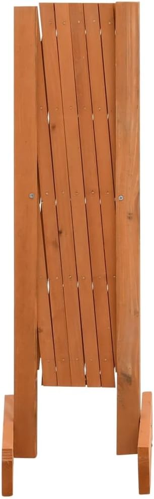 Garden Trellis Fence Orange 47.2"x23.6" Solid Firwood