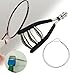 DYNWAVE String Starting Clamp Stringing Tool, Badminton Starting Stringing Clamp, Tennis Equipment for Squash, Tennis Racquet, Black