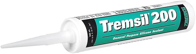 Tremco 9718004 - Sellador de silicona transparente Tremsil 200