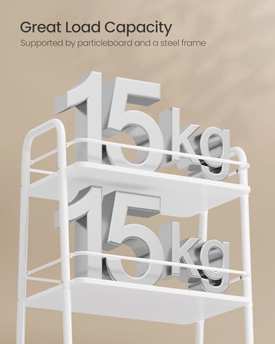 Save 15% on VASAGLE 3-Tier Rolling Storage Cart - $33.99 - Image 5