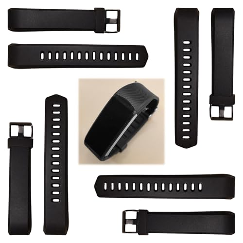 Correas de repuesto para reloj ID115Plus HR, juego de 4 negras miniatura 7