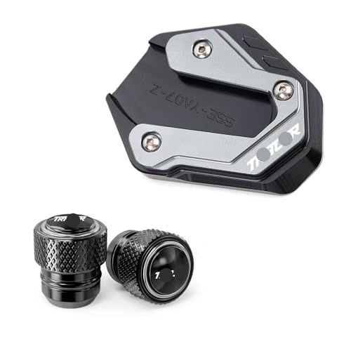 Support latéral Tracer 7 9 GT agrandisseur béquille moto et valve pneu