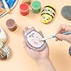 Simetufy 20 Pcs 3.3-4.5'' Large River Rocks for Painting, Rocks for Painting, Rock Painting for Kids, Smooth and Flat Rocks Painting Rocks for DIY & Arts #4