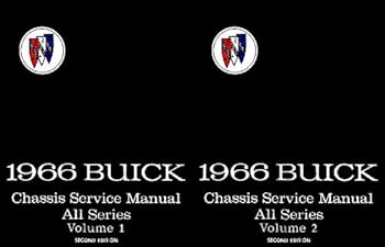 Paperback 1966 Buick Chassis Service Manual All Series Book