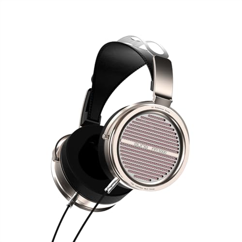 Image of Aune AR5000 with Carrying Case, Full-Size Open-Back Headphones with MLD Driver, Dynamic Driver, Detachable Cable, Over-Ear HiFi Hi-Res Audiophile Headphones for HiFi System, Home Audio, DAP
