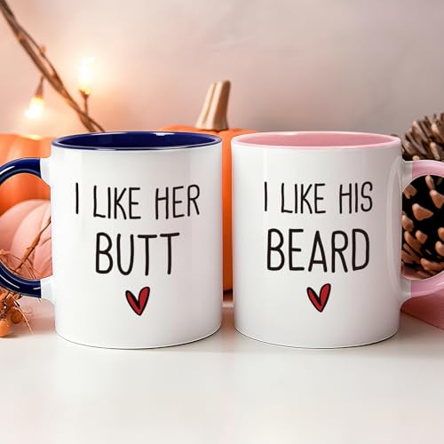 Set de Tazas Coffee Mug para Parejas Diseño Divertido miniatura 3