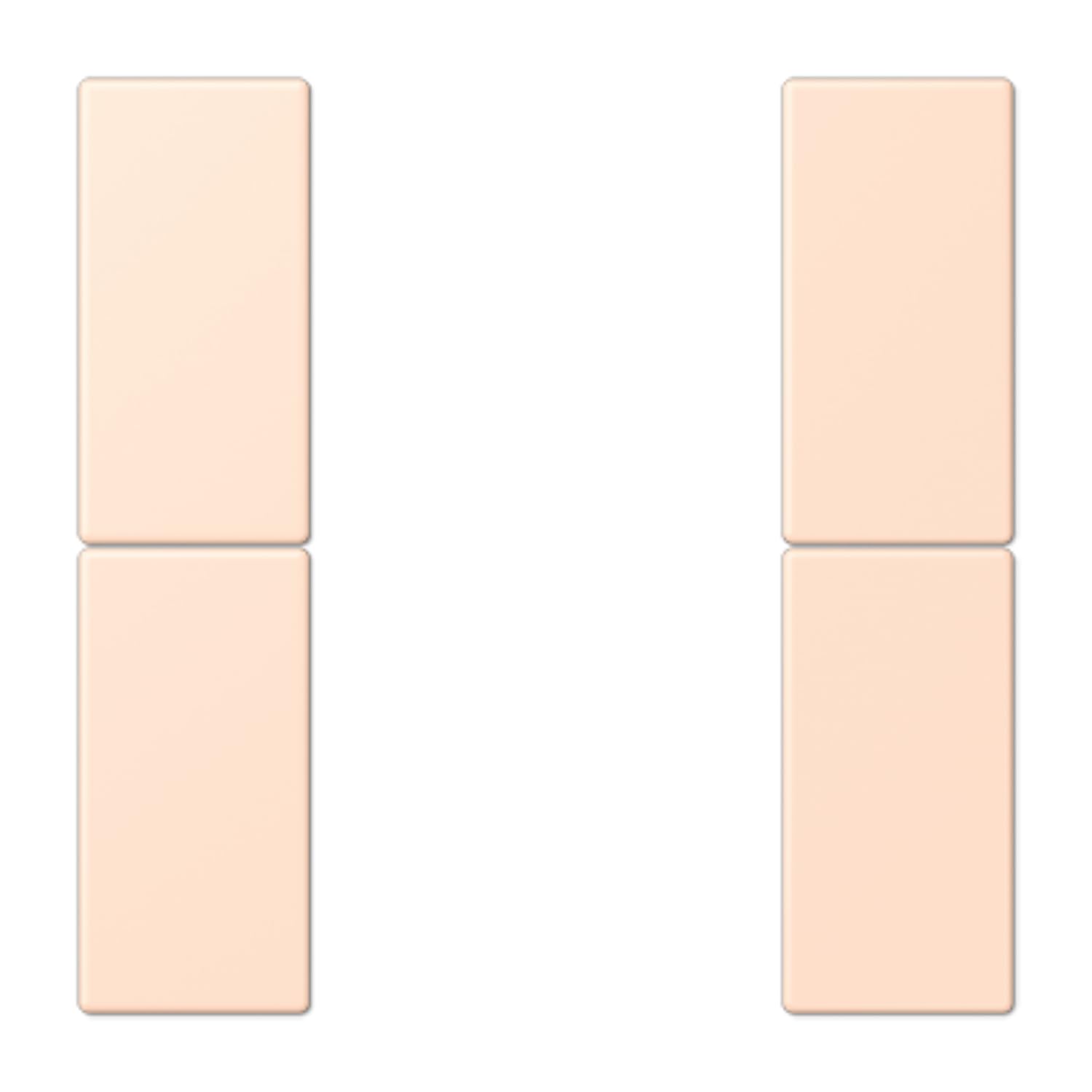 Jeu de touches F50 platine double commande poussoir LC32091 JUNG