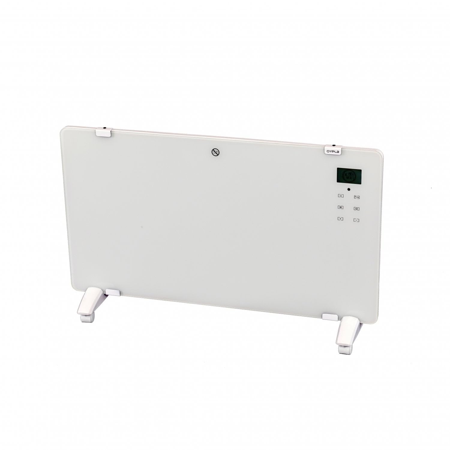 Oypla 2000W White Glass Free Standing/Wall Mounted Electric Panel Heater