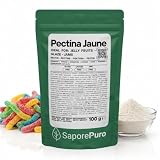 SaporePuro Pectina Jaune 100 g - Gelificante Naturale ad Alto Potere Addensante per Marmellate e Gelatine - SENZA GLUTINE