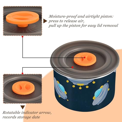 Contenedor de Almacenamiento para Café Acero Inoxidable miniatura 4