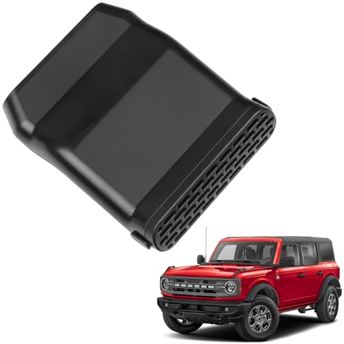 smnuxwm Under Seat Vent Deflectors for Ford Bronco 2021-2026 4-Door Rear Air Conditioning Vent Extender Directional 1PCS (Fit for OEM & Regular Floor Mats)