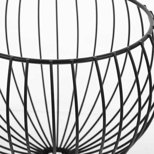 Panier porte-capsules café fer noir grosse corbeille multifonction snacks