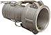 Dixon G600-C-AL Aluminum A380 Global Type C Cam and Groove Hose Fitting, 6" Socket x 6" Hose ID Barbed