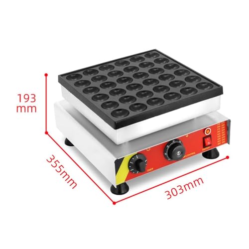 Mini Pancake Maker, Nonstick Dutch Pancake Machine 9-100Pcs Mini Waffle Pancake Baker,25hole (Size : 36hole)