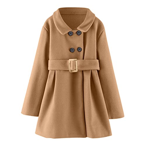 Toddler Girls Winter Windproof Coat Jacket Warm Outerwear Baby Girls Kindergarten Outfits for 1 to 6 Years