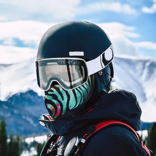 Balaclava para Hombres con Diseño de Arcoíris y Zebra, Máscara de Invierno para Ciclismo, Protección Facial Multifuncional para Esquí, Escalada y Deportes miniatura 5