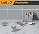 LEILUO Oszillierende Multitool Sägeblätter 6er Pack Diamant Multifunktionswerkzeug Klingen Set für Fugenentfernung Passend für DeWalt Milwaukee Makita Ryobi und mehr