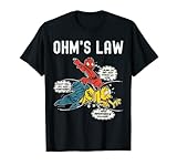 Ohms Law Funny Electricity Explained Electrical Engineer T-Shirt