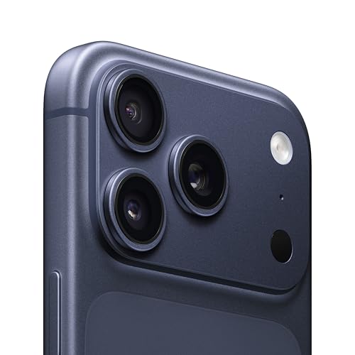 Apple iPhone 17 Pro 512 GB: 6,3 Display mit Promotion bis zu 120 Hz, A19 Pro Chip, bahnbrechende Batterielaufzeit, Pro Fusion Kamera-System mit Center Stage Frontkamera; Tiefblau