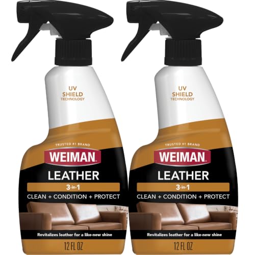 Weiman Leather Cleaner & Conditioner 2 Pack