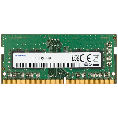 Image of Samsung 8GB DDR4 2133MHz PC4-17000 (PC4-2133P) CL15 SODIMM 1Rx8 Single Rank 1.2V 260-Pin Laptop, Notebook RAM Memory