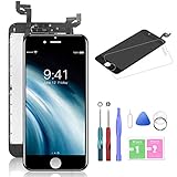 HTECHY Compatible with iPhone 6s Screen Replacement Black(4.7