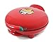 Elite Gourmet EQD413 Non-Stick Electric, Mexican Taco Tuesday Quesadilla Maker, Easy-Slice 6-Wedge, Grilled Cheese, 8 Inch, Red