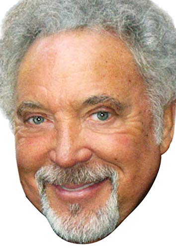 FoxyPrinting tom-jones 2018 - MUSIC Celebrity Cardboard Party Face Mask Fancy Dress